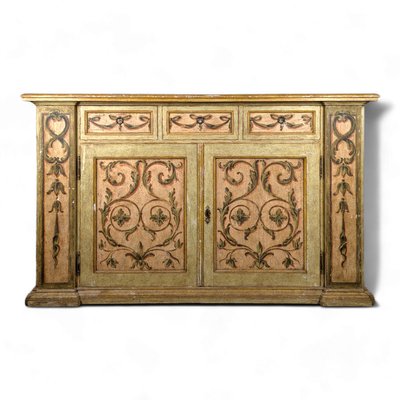 Neo-Classical Style Hand-Painted Venetian Sideboard-HLV-2024351