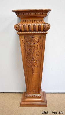 Neo-Gothic Style Solid Walnut Sheath, Late 19th Century-RVK-955973