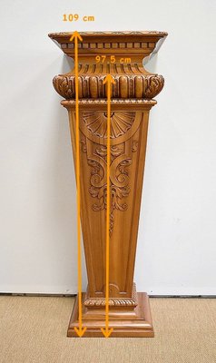 Neo-Gothic Style Solid Walnut Sheath, Late 19th Century-RVK-955973