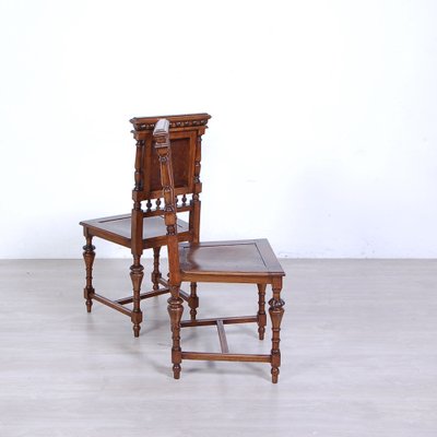 Neo-Rage in Wooden Chairs, 1890s, Set of 2-XSG-1720434