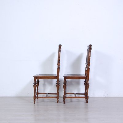 Neo-Rage in Wooden Chairs, 1890s, Set of 2-XSG-1720434