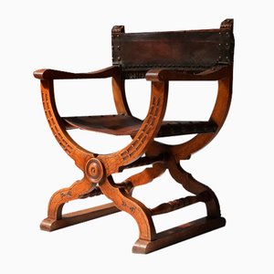 Neo-Renaissance Throne Chair, 1890s-YSY-1705055