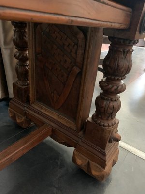 Neo Renaissance Walnut Table, 1890s-IJR-1395962