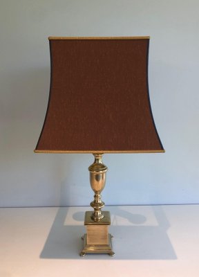 Neoclassic Brass Lamps, 1940s, Set of 2-BA-1535405