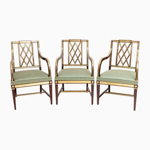 Neoclassical Armchairs, Late 18th Century, Set of 3-VEI-1748781