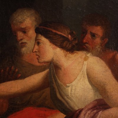 Neoclassical Artist, Figurative Scene, Late 18th Century, Oil on Canvas, Framed-RP-1719288