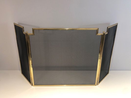 Neoclassical Brass and Mesh Firewall-BA-1365320