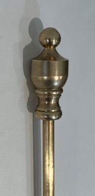 Neoclassical Brass Fire Set, 1970s-BA-1787274