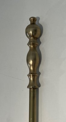 Neoclassical Brass Fire Tools, 1970s, Set of 5-BA-1784732