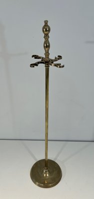 Neoclassical Brass Fire Tools, 1970s, Set of 5-BA-1784732