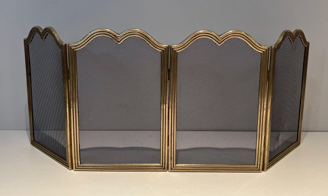 Neoclassical Brass Firewall, 1970s-BA-1784744