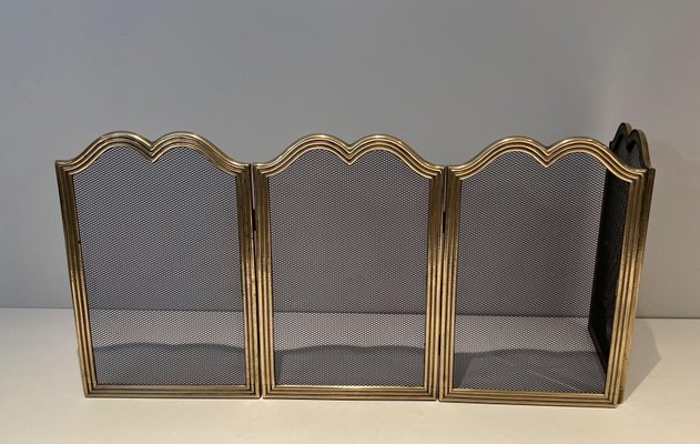 Neoclassical Brass Firewall, 1970s-BA-1784744