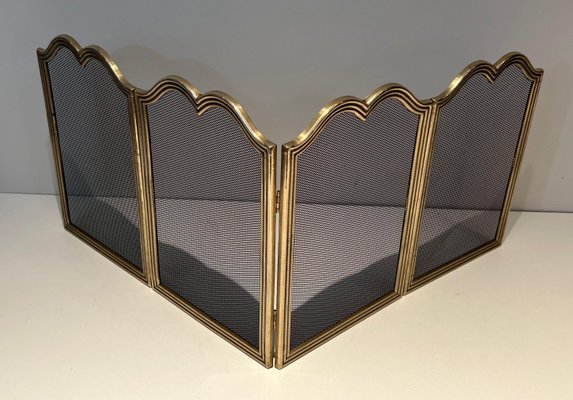 Neoclassical Brass Firewall, 1970s-BA-1784744