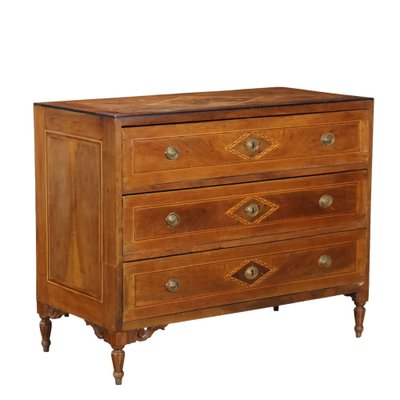 Neoclassical Chest of Drawers in Walnut-VMM-2041493