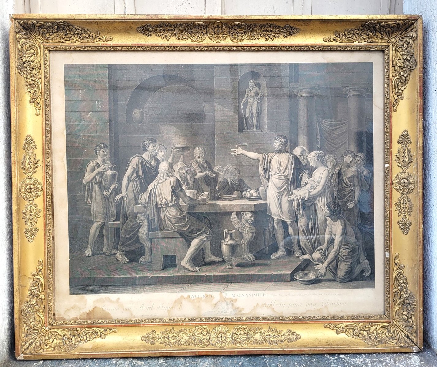 Neoclassical Compositions, Late 18th Century-Early 19th Century, Engravings, Framed, Set of 2