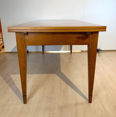 Neoclassical Expandable Dining Table, Solid Cherry, Chestnut, France circa 1820-NNB-915188