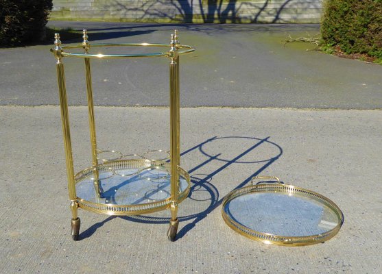 Neoclassical French Round Trolley, 1970s-AWL-605819