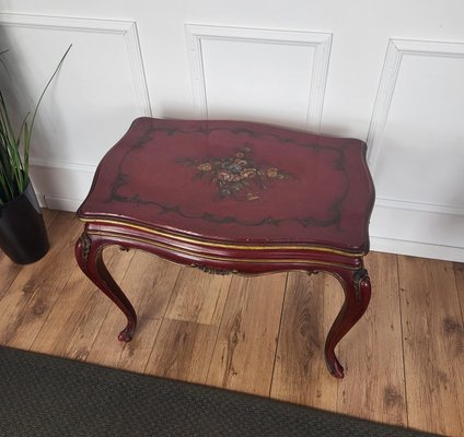 Neoclassical Italian Table in Walnut, 1950s-EUP-1768076