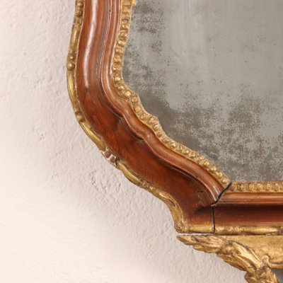 Neoclassical Mirror in Gilded Walnut-VMM-1807338