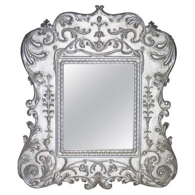 Neoclassical Regency or Empire Style Wood Mirror, 1970s-UZ-955024