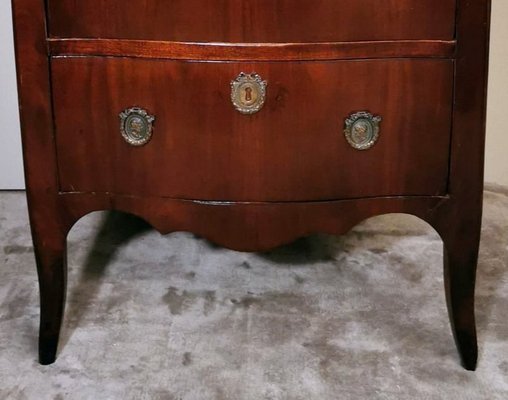 Neoclassical Style Commode in Mahogany & Bronze Decorations-QRS-1059081