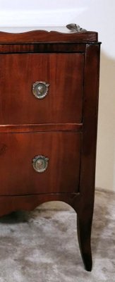 Neoclassical Style Commode in Mahogany & Bronze Decorations-QRS-1059081