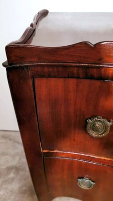 Neoclassical Style Commode in Mahogany & Bronze Decorations-QRS-1059081