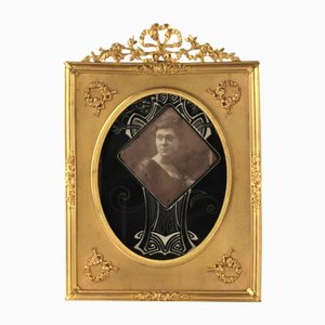 Neoclassical Style Gilded Bronze Photo Frame-WMV-1129317