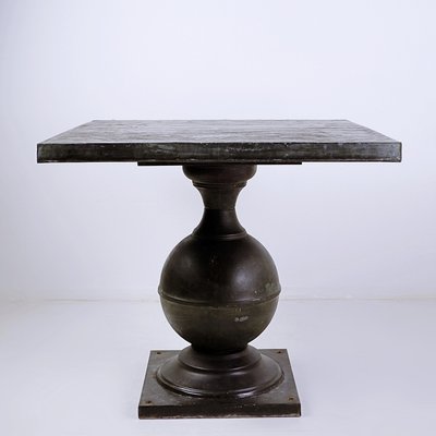 Neoclassical Urn Zinc Pedestal Dining or Centre Table, Late 20th Century-NYF-2024138