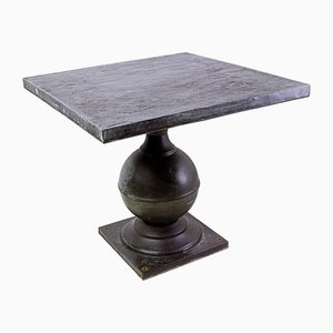 Neoclassical Urn Zinc Pedestal Dining or Centre Table, Late 20th Century-NYF-2024138