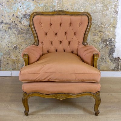 Neoclassical Walnut Armchair, 1930s-CQZ-820067