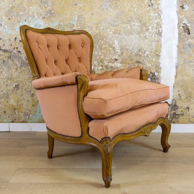 Neoclassical Walnut Armchair, 1930s-CQZ-820067