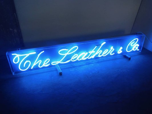 Neon Leather Workshop Sign, 1980s-WWQ-1306150