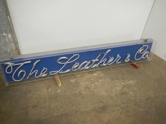 Neon Leather Workshop Sign, 1980s-WWQ-1306150