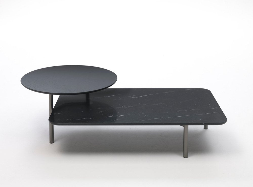 Nero Marble Bitop Coffee Table by Rodolfo Dordoni