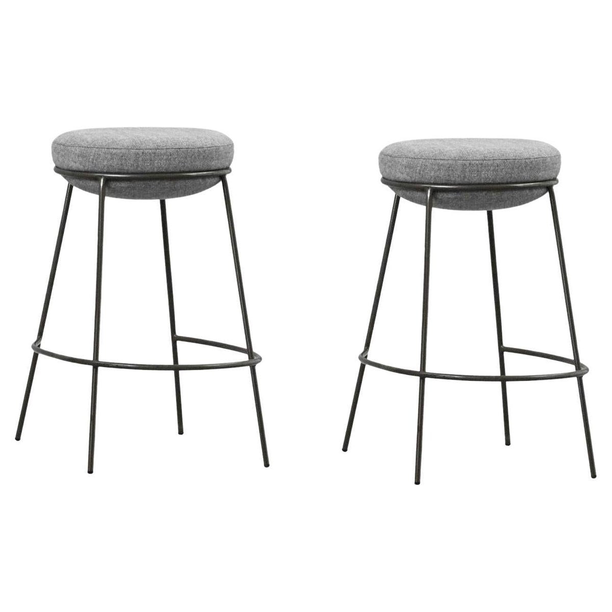 Nest Stools Without Backrest by Pepe Albargues, Set of 2