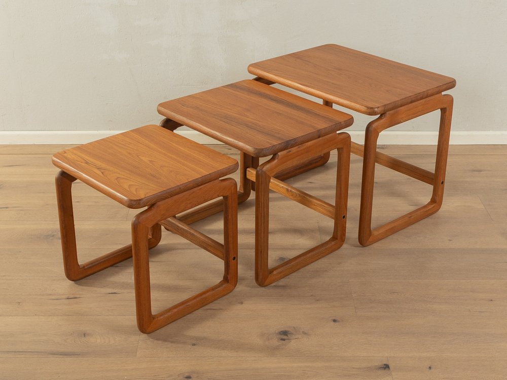 Nesting Tables, 1960s, Set of 3-GPP-1273072