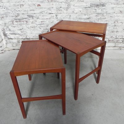 Nesting Tables, 1960s, Set of 3-TL-694229