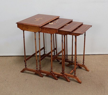 Nesting Tables, 1960s, Set of 4-RVK-1017180