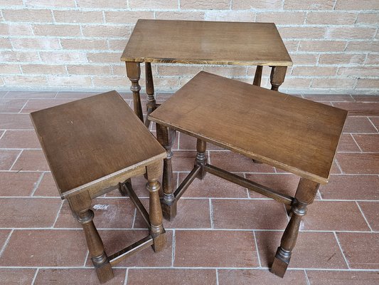 Nesting Tables, 1980s, Set of 3-ZUW-1799544