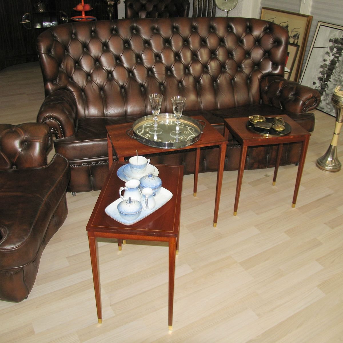 Nesting Tables by Bodafors Svenska Möbelfabrikerna, 1950s, Set of 3