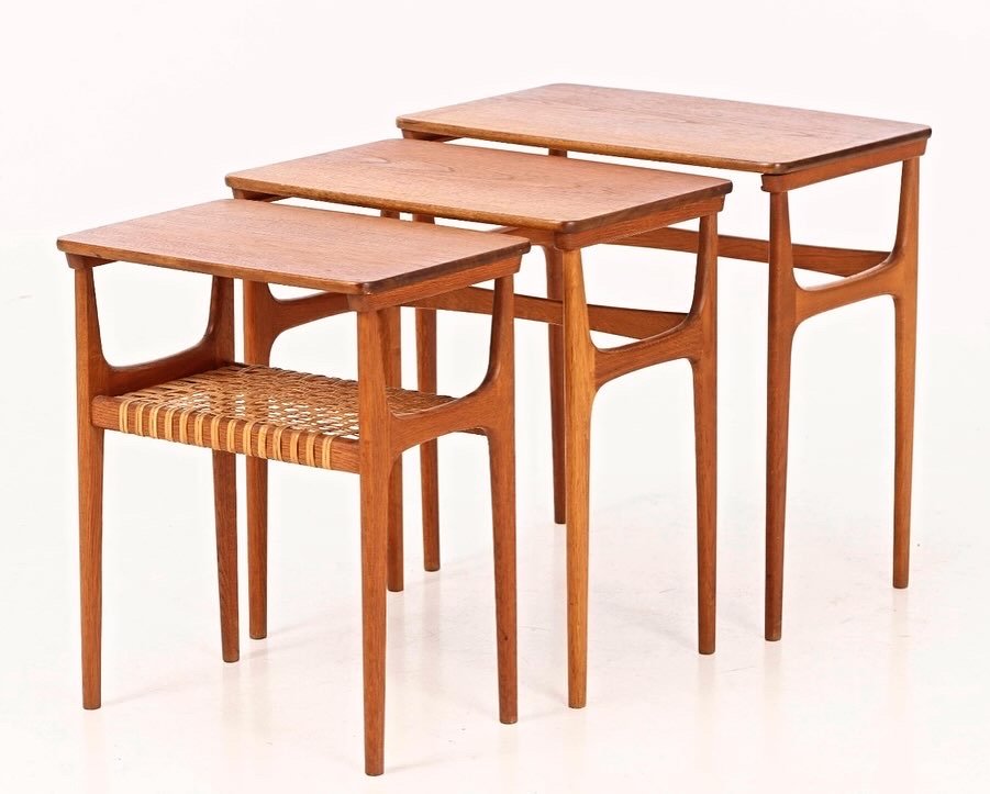 Nesting Tables by Erling Torvits for Heltborg Furniture, Set of 3