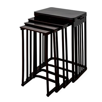 Nesting Tables by Josef Hoffmann for J.& J. Kohn, 1906, Set of 4-TJY-1265127