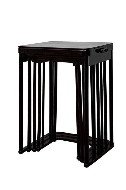 Nesting Tables by Josef Hoffmann for J.& J. Kohn, 1906, Set of 4