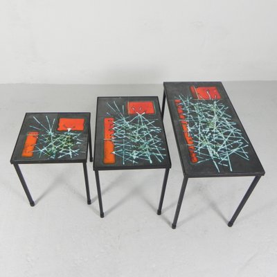 Nesting Tables by Juliette Belarti, 1960s, Set of 3-TL-1773680