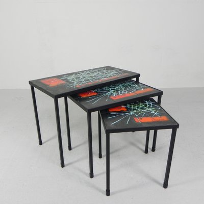 Nesting Tables by Juliette Belarti, 1960s, Set of 3-TL-1773680