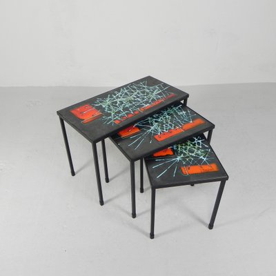 Nesting Tables by Juliette Belarti, 1960s, Set of 3-TL-1773680