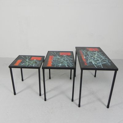 Nesting Tables by Juliette Belarti, 1960s, Set of 3-TL-1773680