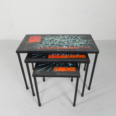 Nesting Tables by Juliette Belarti, 1960s, Set of 3-TL-1773680