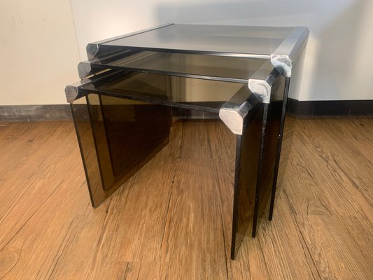 Nesting Tables by Pierangelo Gallotti, 1970s, Set of 3-PYR-589844